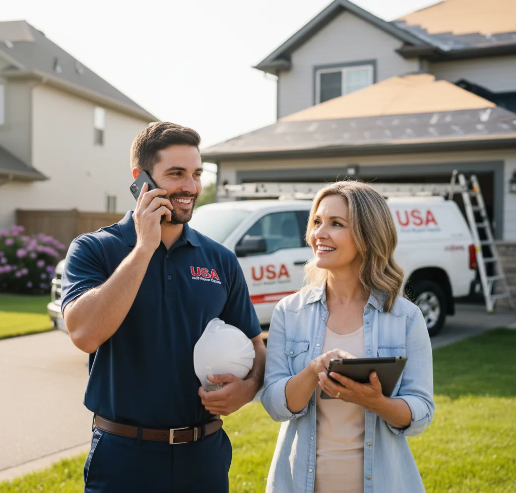USA Roof Repair Experts customer support in Ballard